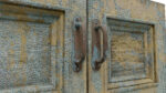 Old wooden door