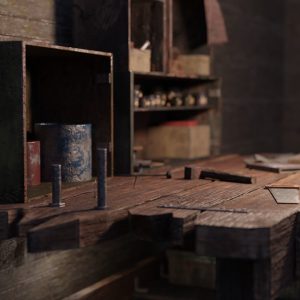 old-workbench-game-ready-3d-model-low-poly-obj-fbx-stl-blend