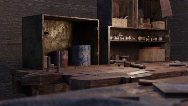 Old Workbench Game Ready