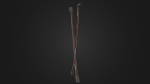 Old worn crowbar