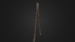 Old worn crowbar