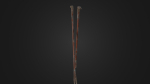 Old worn crowbar