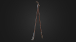 Old worn crowbar