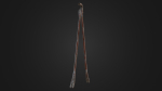 Old worn crowbar