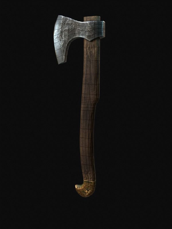 Onehanded Nordic battle axes