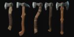Onehanded Nordic battle axes