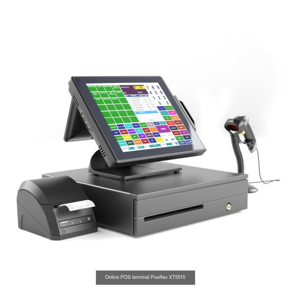Online POS terminals and cash register equipment