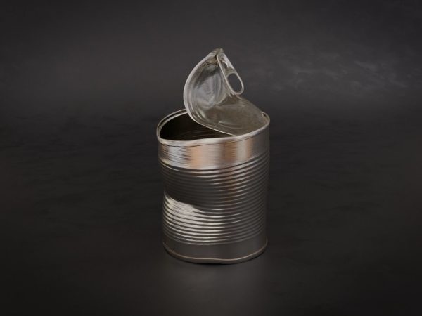 Opened Tin Can Set