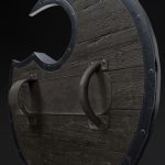 Medieval shield - Game Ready
