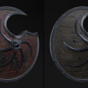 Medieval shield - Game Ready