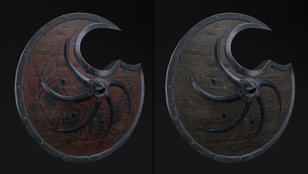 Medieval shield - Game Ready