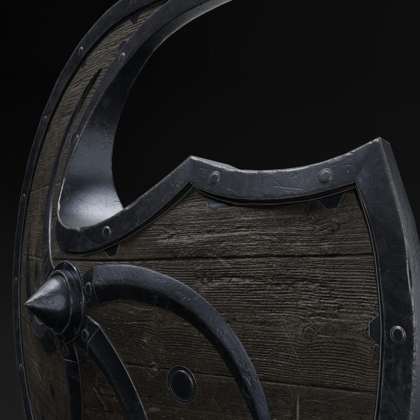 Medieval shield - Game Ready