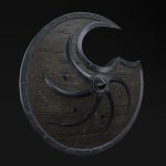Medieval shield - Game Ready