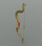 Ornament bow 3D model for game