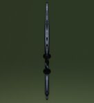 Ornament bow 3D model for game