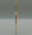 Ornament bow 3D model for game