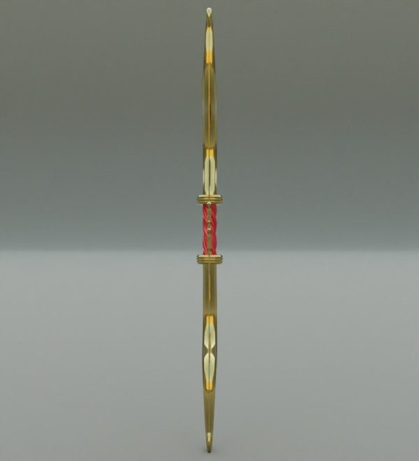 Ornament bow 3D model for game