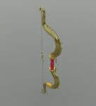 Ornament bow 3D model for game
