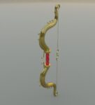 Ornament bow 3D model for game