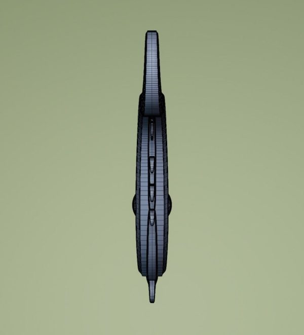 Ornament bow 3D model for game
