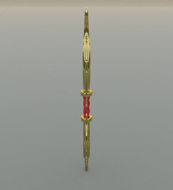 Ornament bow 3D model for game