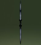 Ornament bow 3D model for game