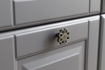 Ornate knob furniture handle