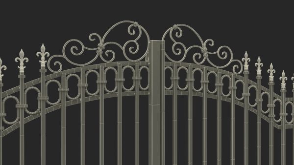 Ornate Wrought Iron Gate