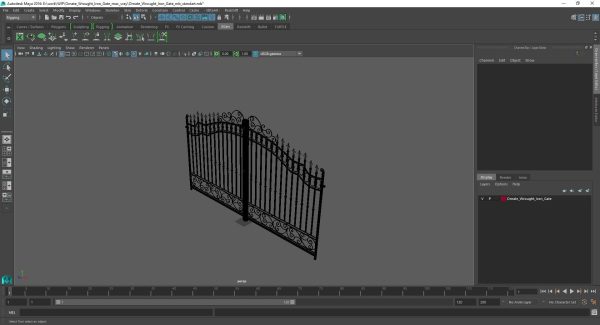 Ornate Wrought Iron Gate