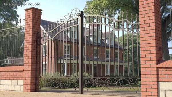 Ornate Wrought Iron Gate