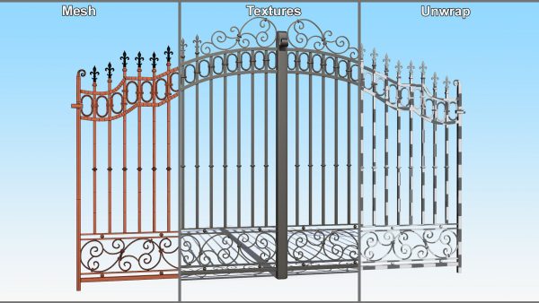 Ornate Wrought Iron Gate