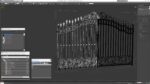 Ornate Wrought Iron Gate