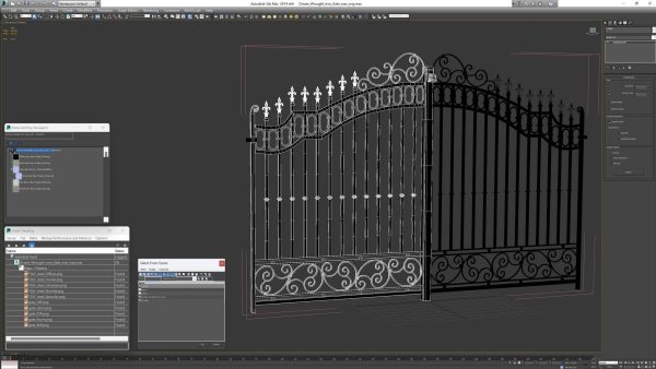 Ornate Wrought Iron Gate