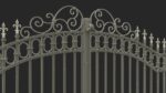 Ornate Wrought Iron Gate