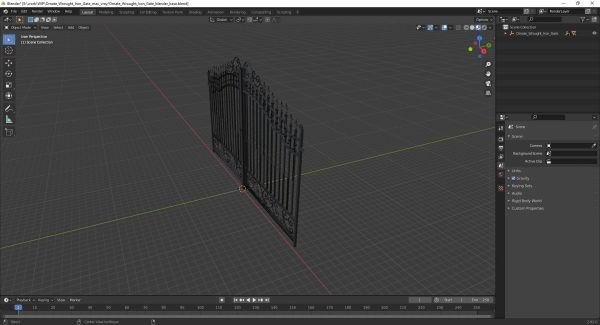 Ornate Wrought Iron Gate