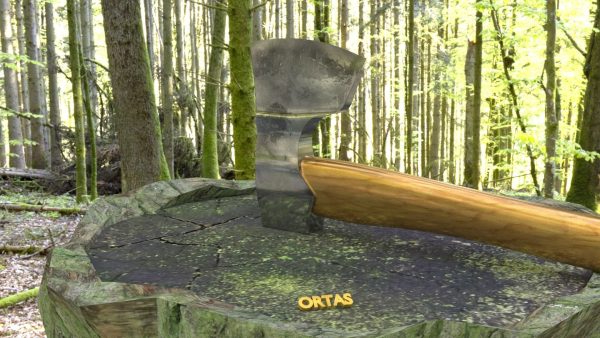 ORTAS AXE NO 10 GAME READY SHARP STEEL AXE