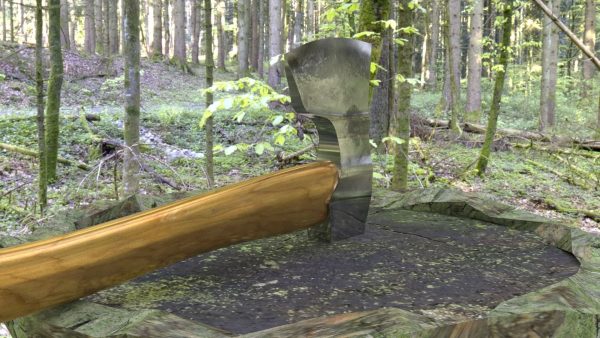ORTAS AXE NO 10 GAME READY SHARP STEEL AXE