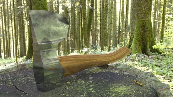 ORTAS AXE NO 10 GAME READY SHARP STEEL AXE