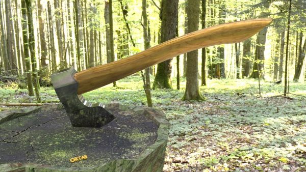 ORTAS AXE NO 10 GAME READY SHARP STEEL AXE