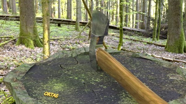 ORTAS AXE NO 10 GAME READY SHARP STEEL AXE