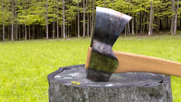 ORTAS AXE NO 2 STEEL REALISTIC AXE 3D PRINTABLE