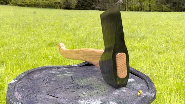 ORTAS AXE NO 2 STEEL REALISTIC AXE 3D PRINTABLE