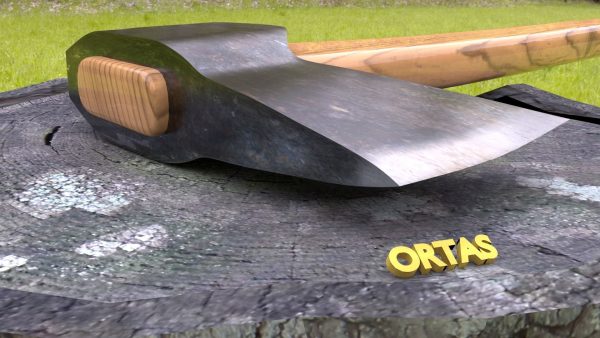 ORTAS AXE NO 2 STEEL REALISTIC AXE 3D PRINTABLE