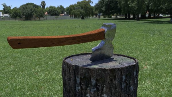 ORTAS AXE NO 5 HEAVY STEEL DEFORMED 3D PRINTABLE