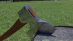 ORTAS AXE NO 5 HEAVY STEEL DEFORMED 3D PRINTABLE