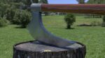 ORTAS AXE NO 7 HUGE STEEL REALISTIC AXE WITH LONG HANDLE