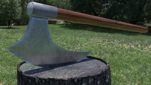 ORTAS AXE NO 7 HUGE STEEL REALISTIC AXE WITH LONG HANDLE