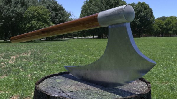 ORTAS AXE NO 7 HUGE STEEL REALISTIC AXE WITH LONG HANDLE