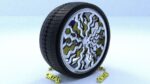 ORTAS CAR RIM 11 GAME READY RIM TIRE AND DISC