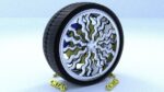 ORTAS CAR RIM 11 GAME READY RIM TIRE AND DISC